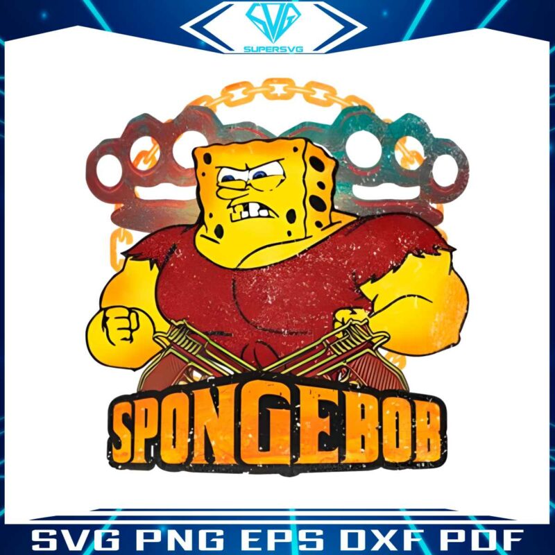 funny-parody-spongebob-gangster-png-silhouette-file