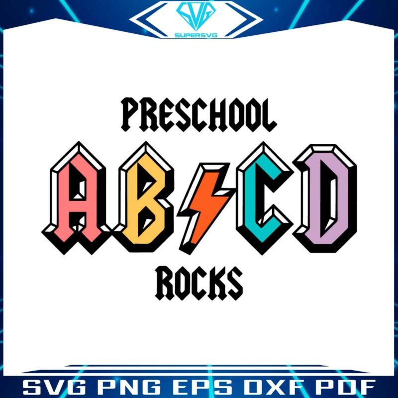 preschool-rocks-svg-abcd-teacher-svg-graphic-design-file