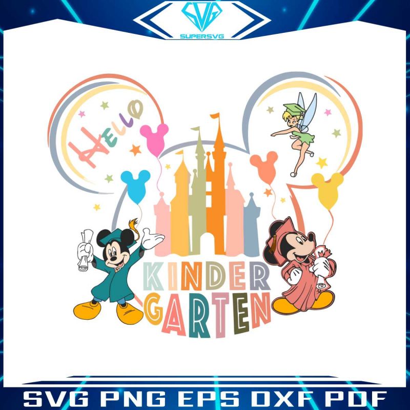 hello-kindergarten-disney-mickey-and-friends-school-svg-file