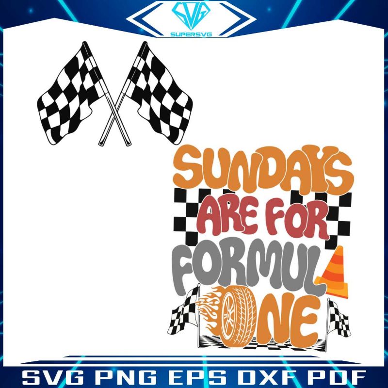 sundays-are-for-fomula-one-svg-silhouette-cricut-file