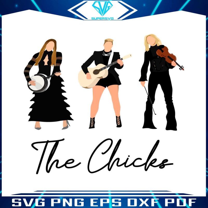 the-chicks-band-svg-dixie-chicks-on-stage-funny-svg-files