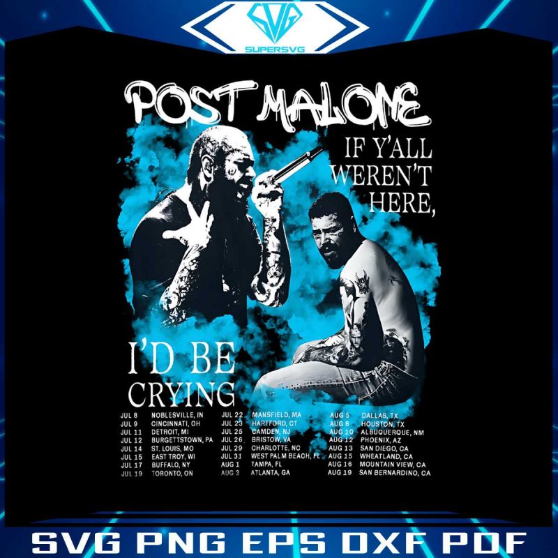 vintage-post-malone-2023-tour-png-sublimation-download