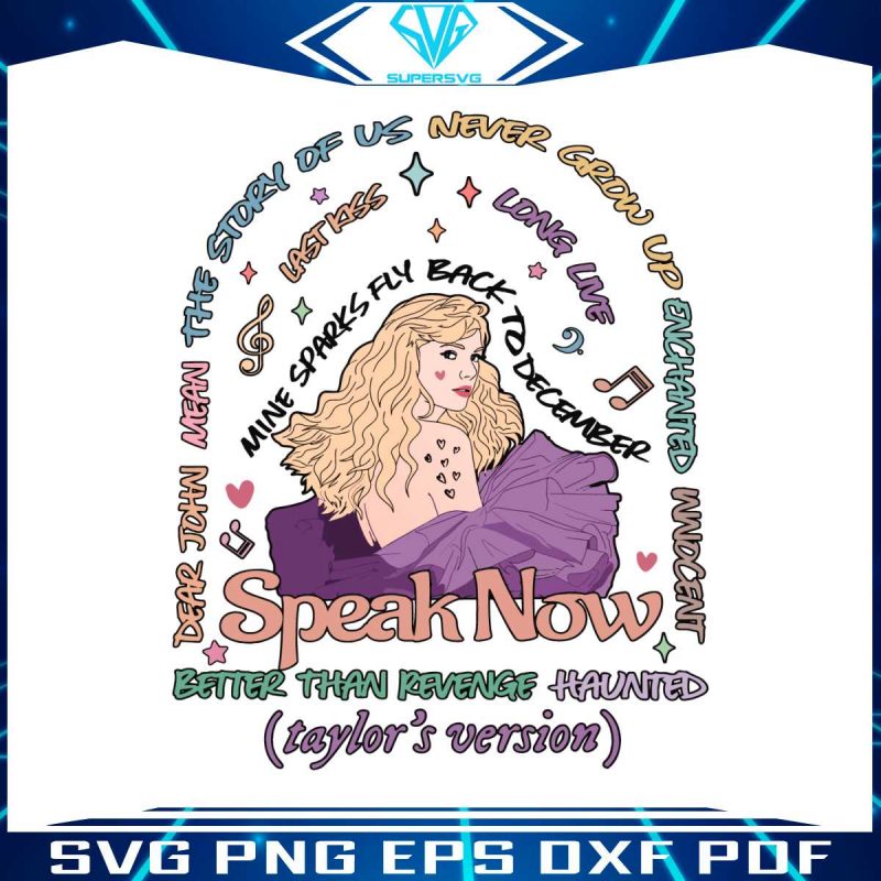 speak-now-tracklist-svg-taylor-swiftie-merch-svg-digital-file