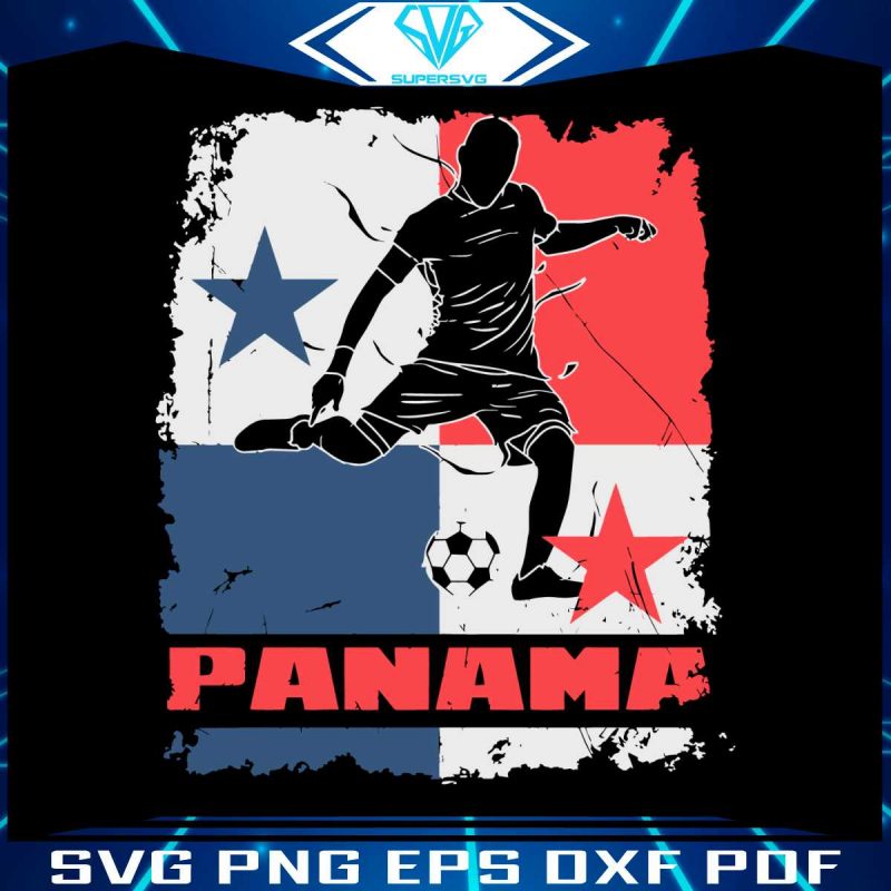 panama-flag-soccer-softstyle-concacaf-svg-digital-file