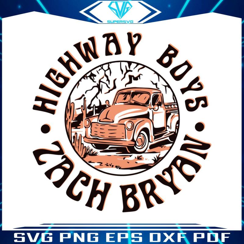 zach-bryan-highway-boys-svg-country-music-svg-cricut-file