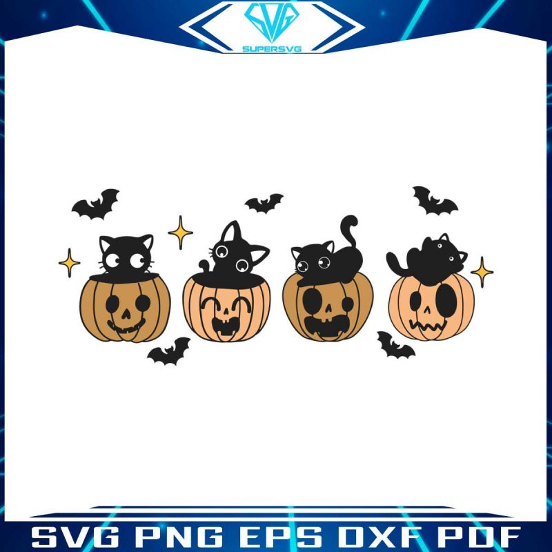 black-cat-pumpkin-halloween-party-svg-graphic-design-file