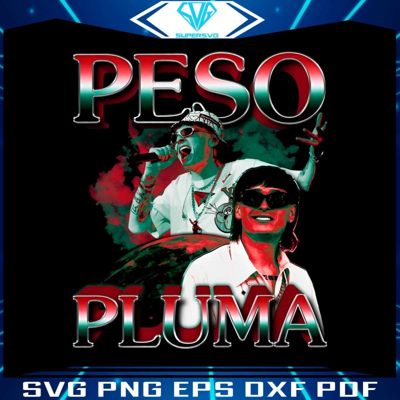 peso-pluma-vintage-bootleg-png-reggaeton-music-png-file