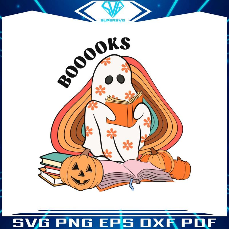 funny-ghost-books-svg-halloween-gift-for-teacher-svg-file