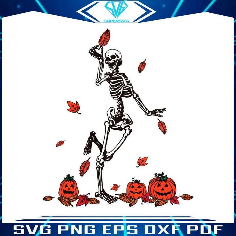 dancing-skeleton-and-pumpkins-svg-happy-fall-svg-file