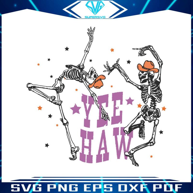 yeehaw-halloween-svg-funny-dancing-skeleton-svg-cricut-file