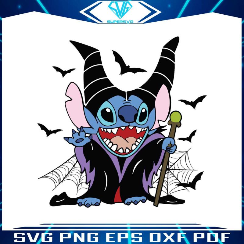 funny-stitch-maleficent-halloween-svg-graphic-design-file