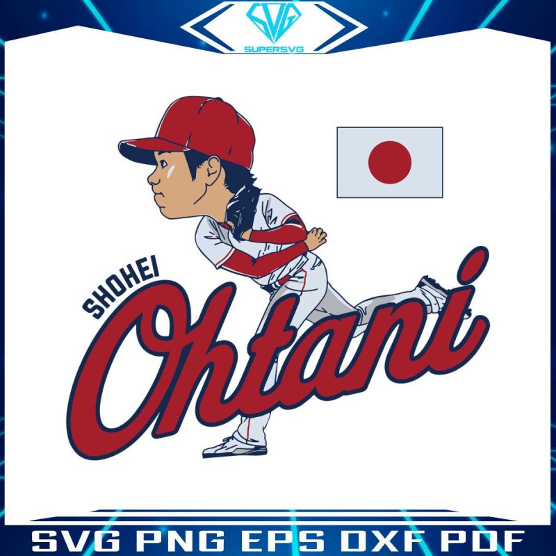 shohei-ohtani-japan-caricature-mlb-svg-digital-files