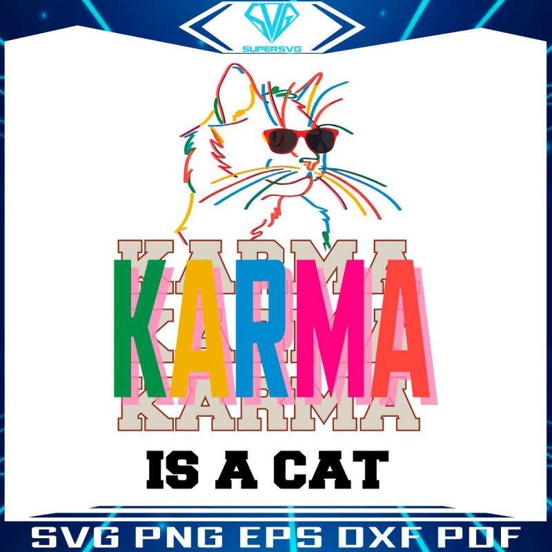 vintage-karma-is-a-cat-svg-taylor-swiftie-cat-svg-digital-file