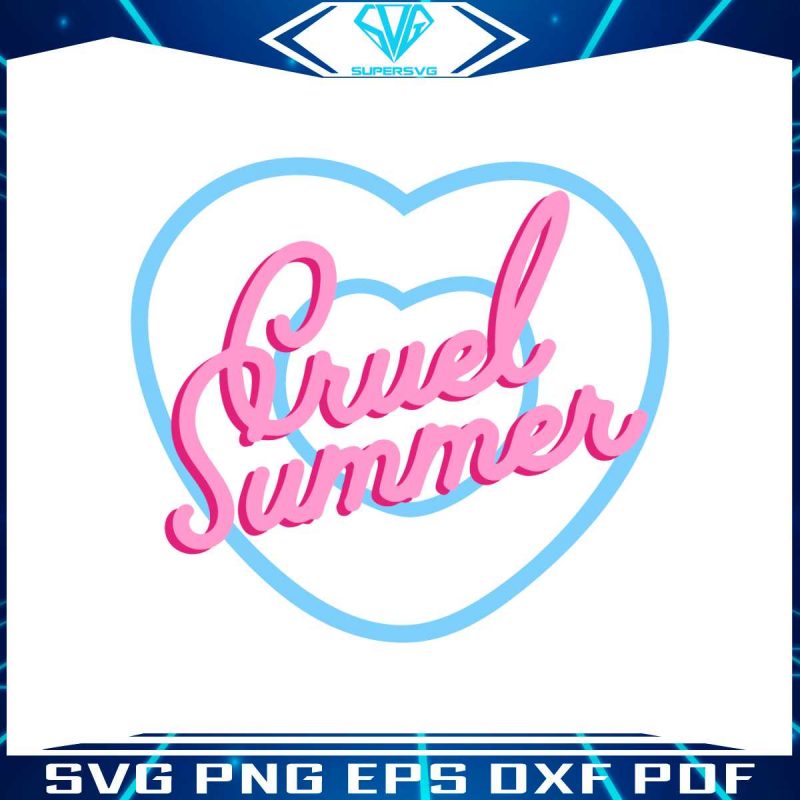 vintage-cruel-summer-heart-taylor-swift-svg-digital-cricut-file