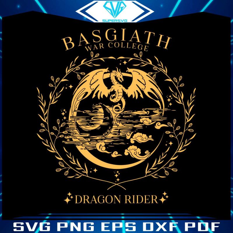 fourth-wing-dragon-rider-svg-basgiath-war-college-svg-file