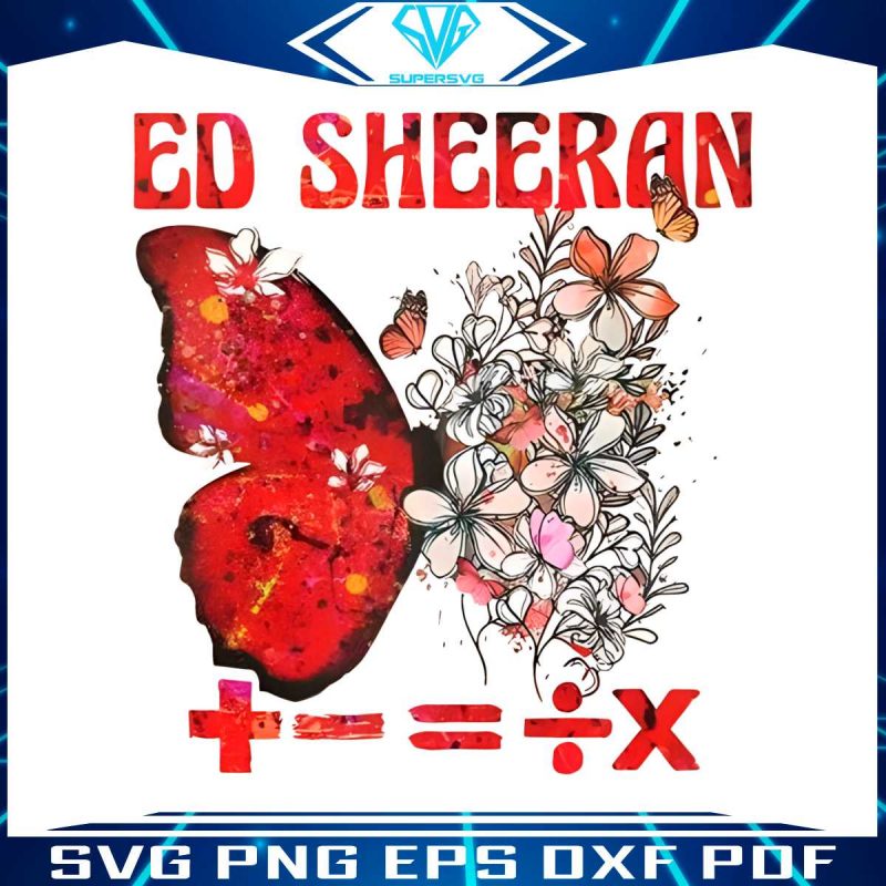 ed-sheeran-tour-png-butterfly-mathematics-tour-png-download