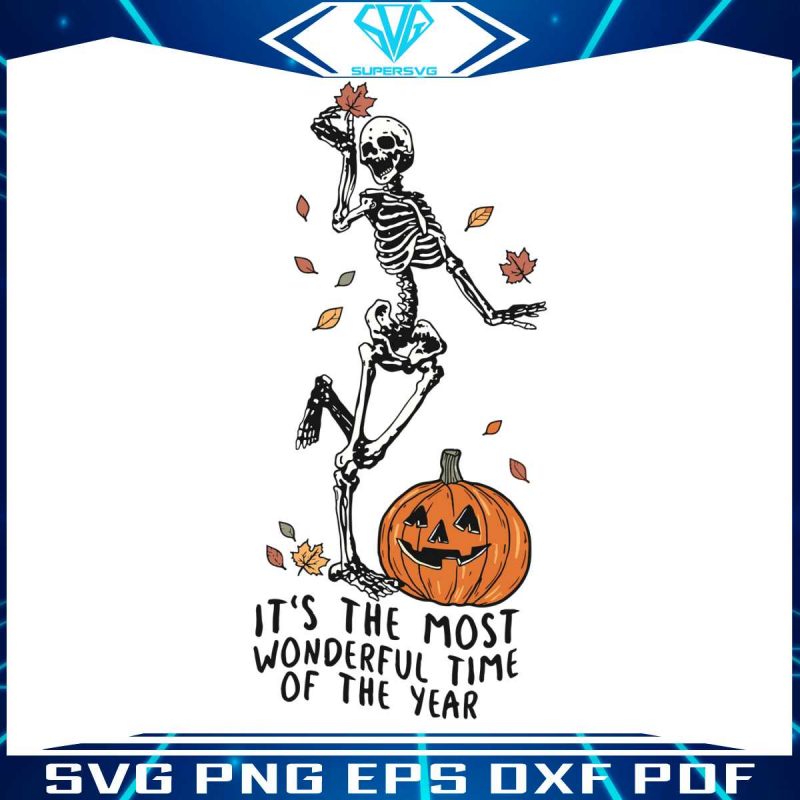 halloween-skeleton-the-most-wonderful-time-of-the-year-svg