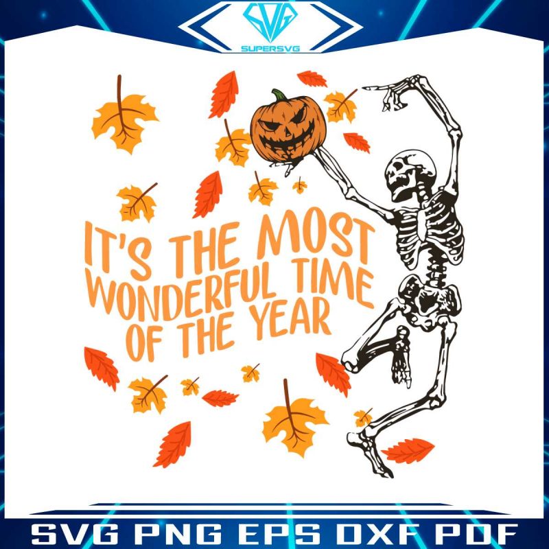 the-most-wonderful-time-of-the-year-dancing-skeleton-svg