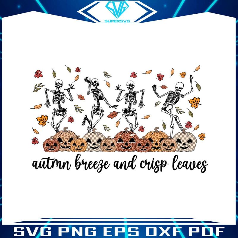 autumn-breeze-and-crisp-leaves-dancing-skeleton-svg-file