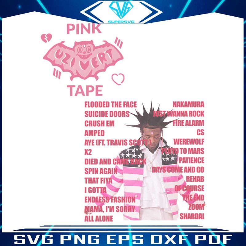 lil-uzi-vert-rap-png-pink-tape-world-tour-tracklist-png-file