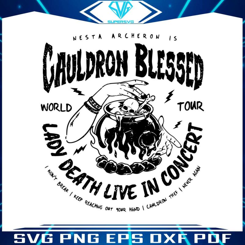 cauldron-blessed-lady-death-live-in-concert-svg-digital-file