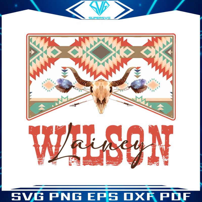 lainey-wilson-bull-skull-country-music-png-sublimation