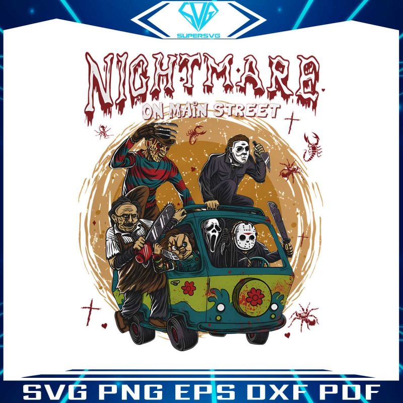 nightmare-on-main-street-horror-png-graphic-design-file