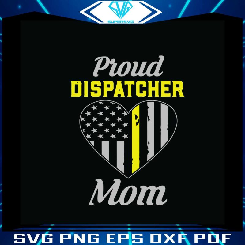 american-flag-proud-dispatcher-mom-svg-digital-cricut-file