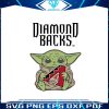 diamond-backs-baby-yoda-sport-svg-digital-file