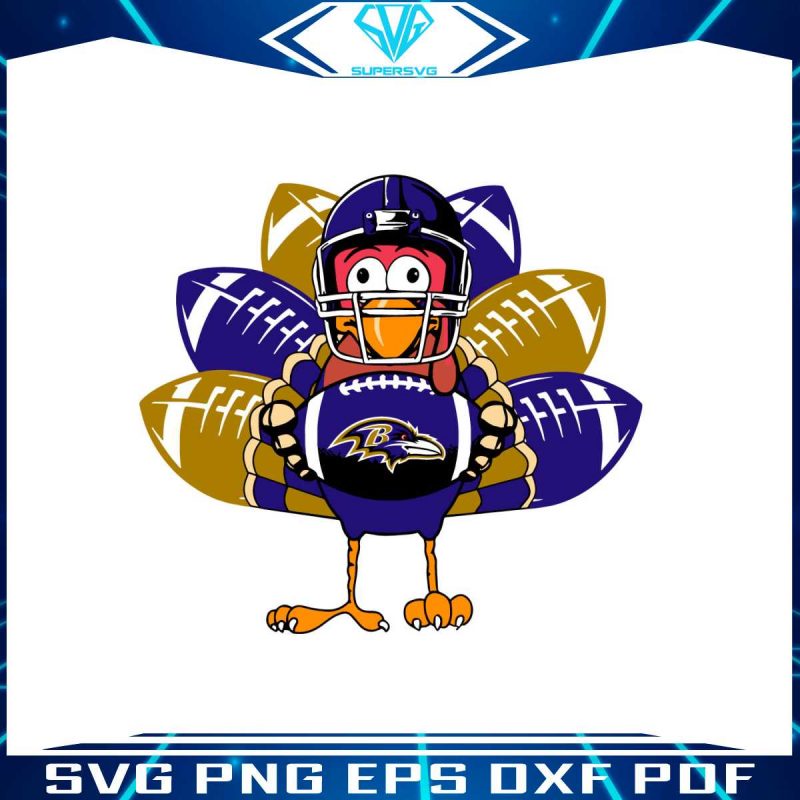 baltimore-ravens-turkey-thanksgiving-svg-graphic-design-file