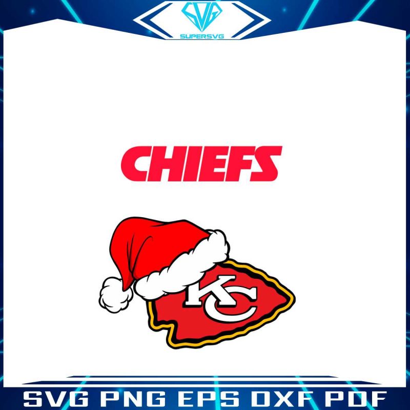 kansas-city-chiefs-nfl-christmas-logo-svg