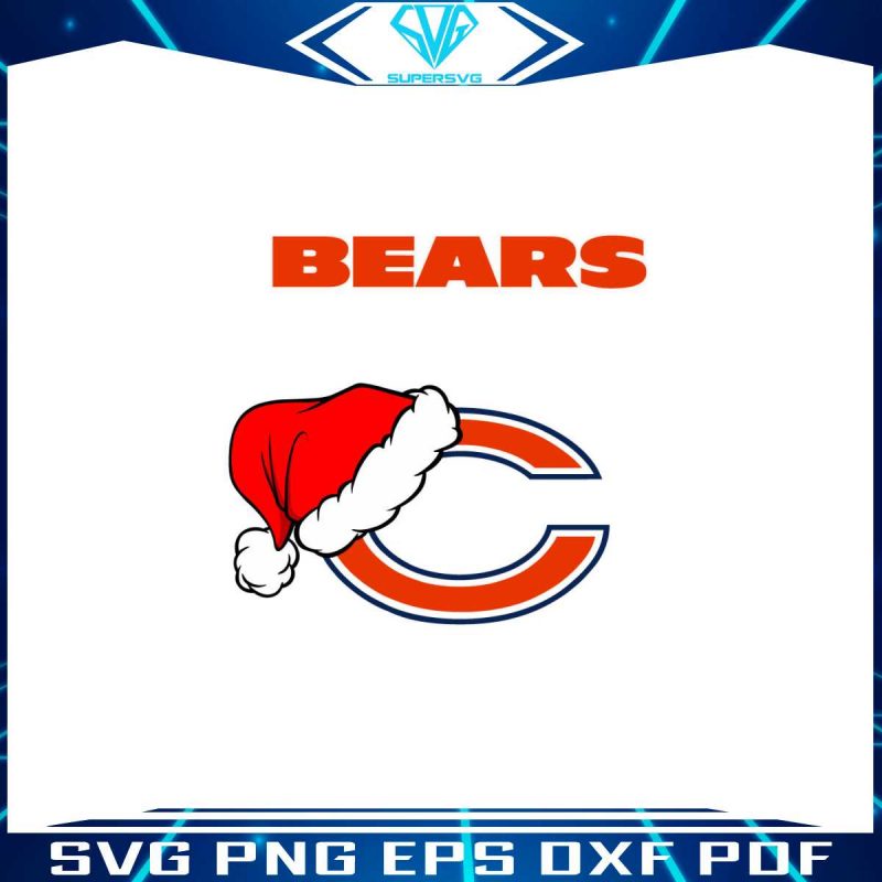 chicago-bears-nfl-christmas-logo-svg-download-file