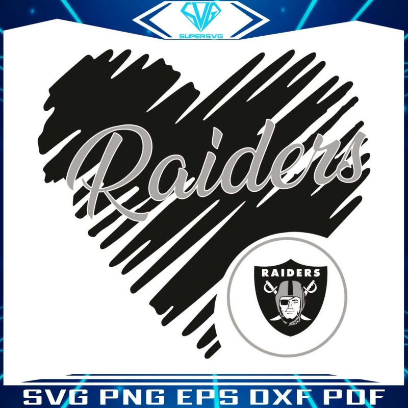 heart-las-vegas-raiders-nfl-logo-svg-graphic-design-file