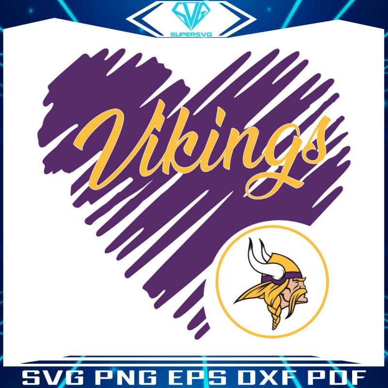 heart-minnesota-vikings-nfl-team-svg-digital-file