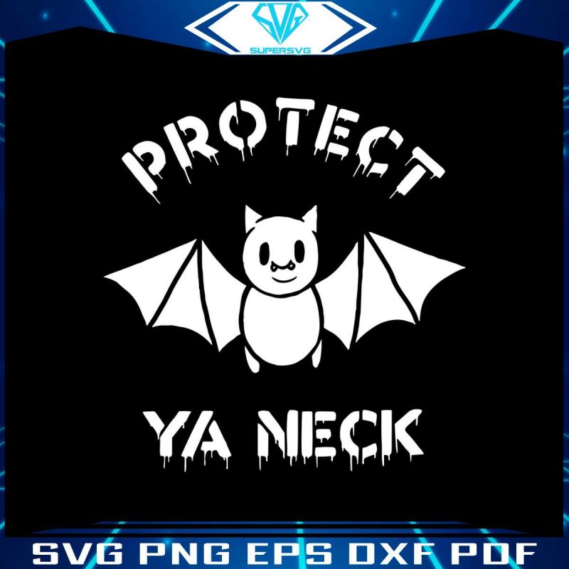 vintage-halloween-protect-ya-neck-svg-graphic-design-file