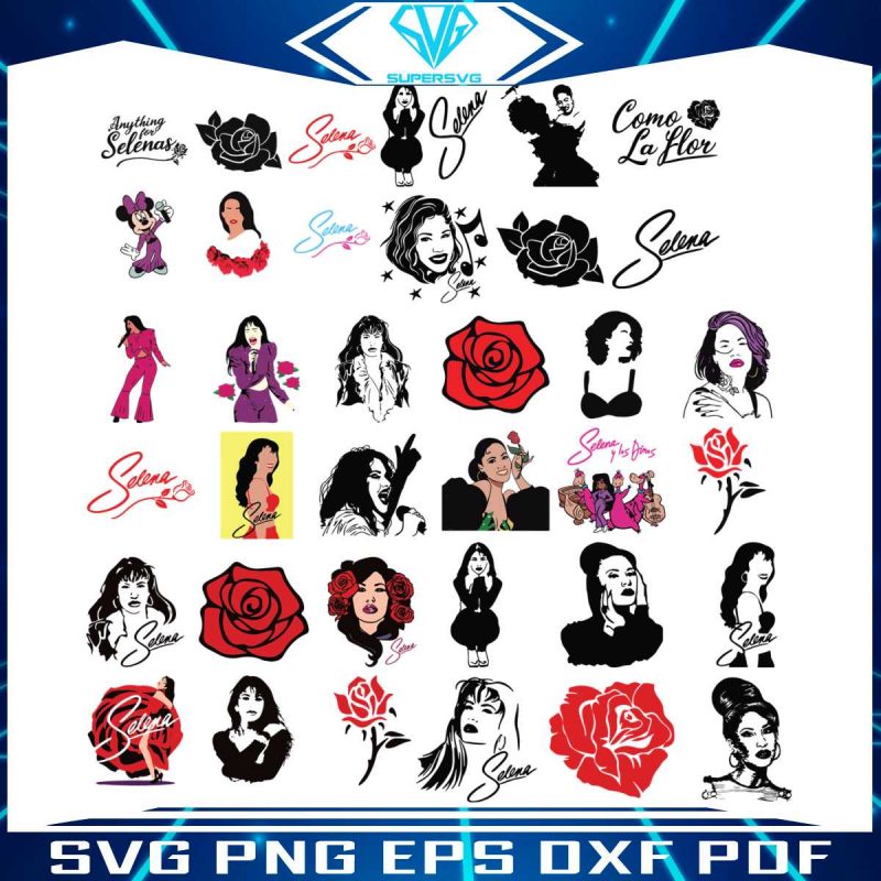 selena-quintanilla-singer-svg-bundle-graphic-design-files