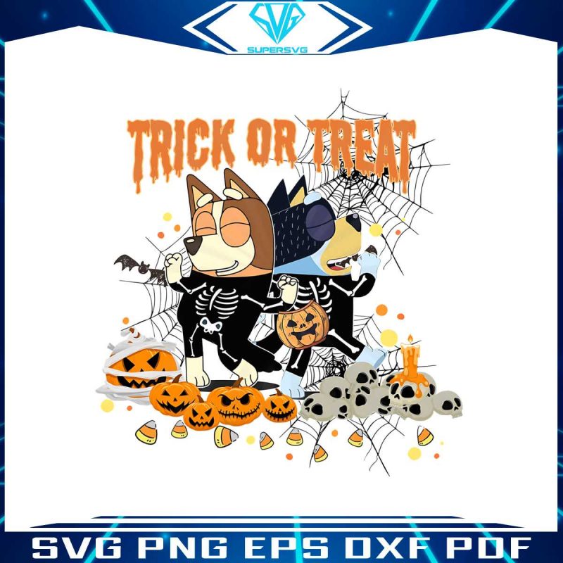 funny-bluey-halloween-png-trick-or-treat-png-sublimation