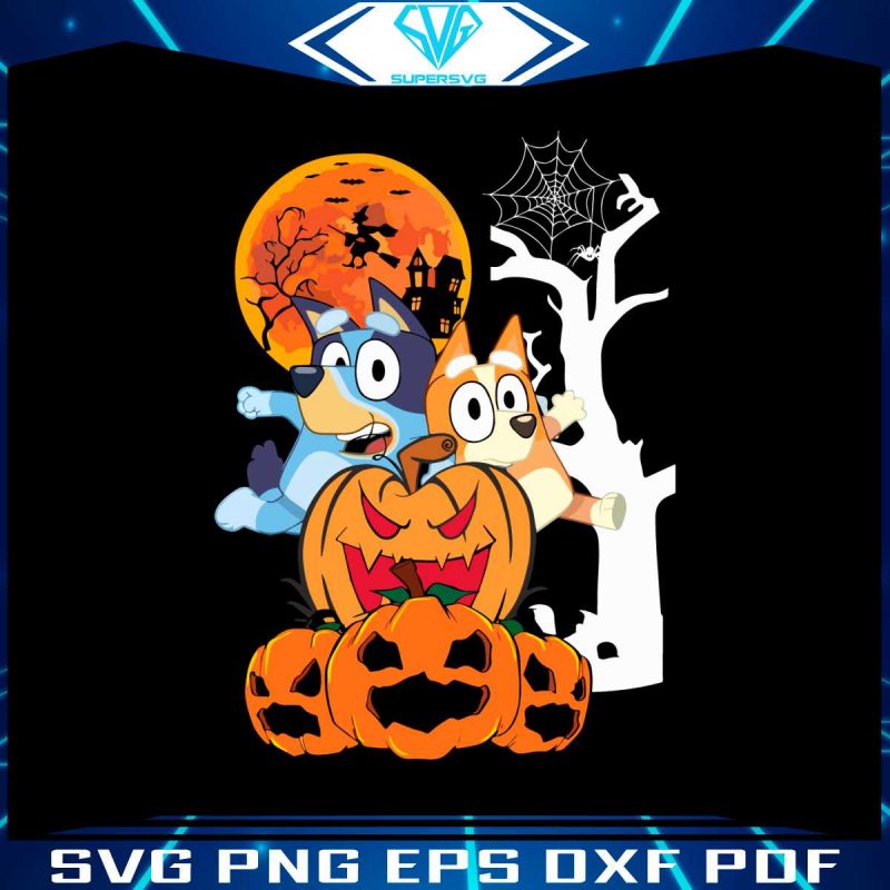 halloween-bluey-and-pumpkin-svg-spooky-vibes-svg-file