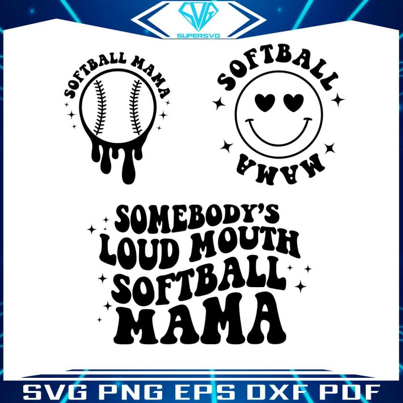 somebodys-loud-mouth-softball-mama-svg-digital-file