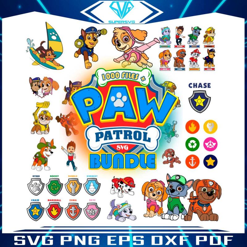 1000-files-paw-patrol-team-of-superheroes-svg-bundle