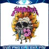 vintage-metallica-floral-skull-png-thrash-metal-band-png-file