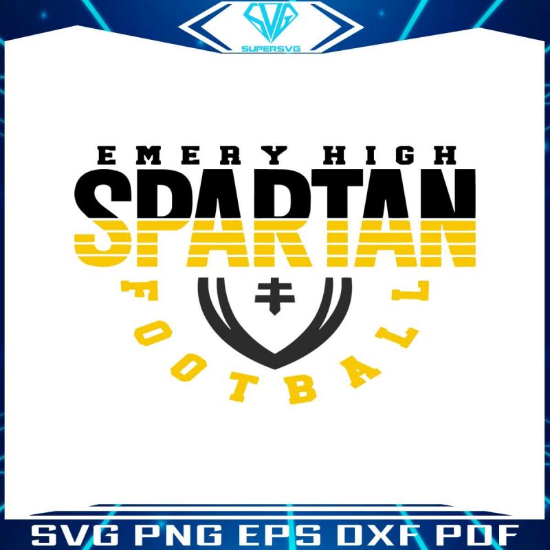 ehs-football-2023-svg-emery-high-spartan-svg-cricut-file