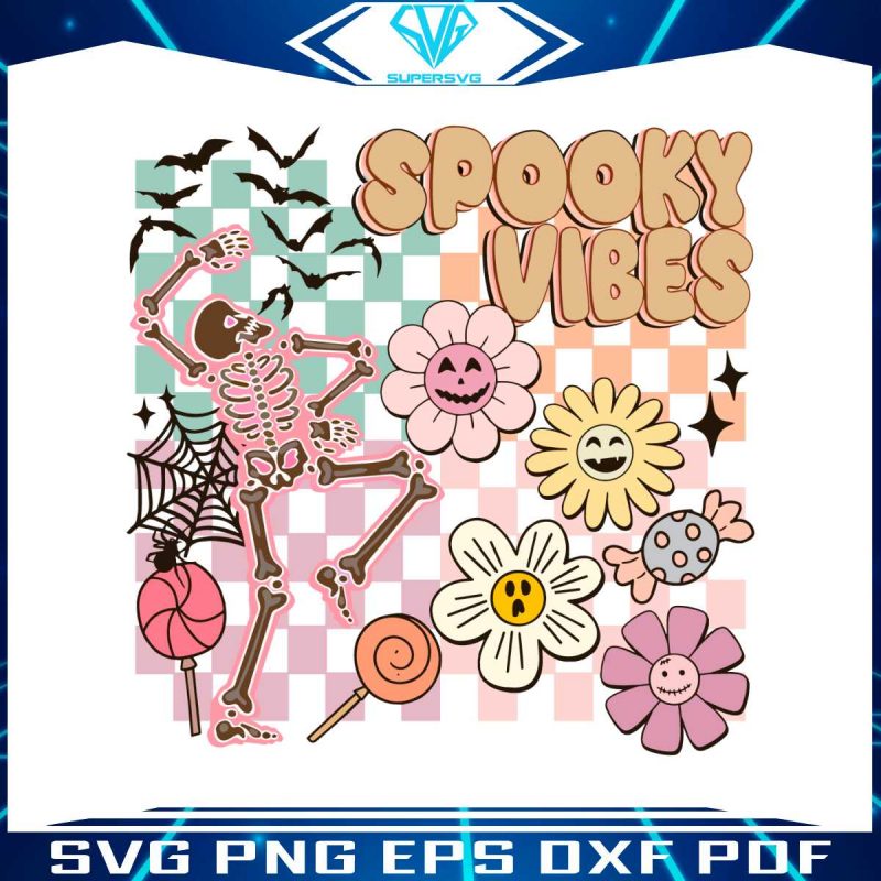 groovy-floral-halloween-spooky-vibes-skeleton-svg-digital-file