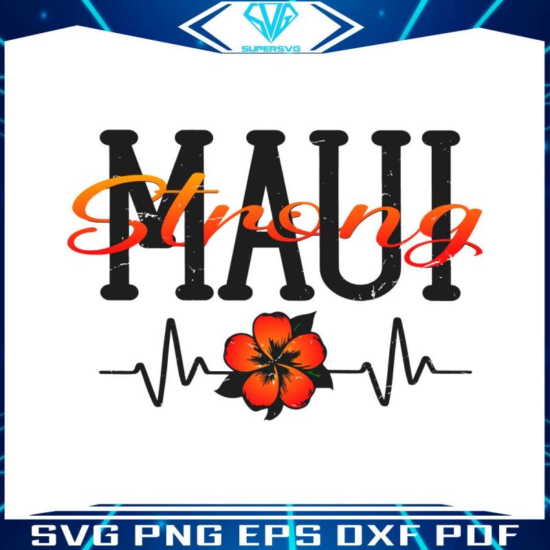 maui-strong-floral-heartbeat-svg-hawaii-island-svg-download