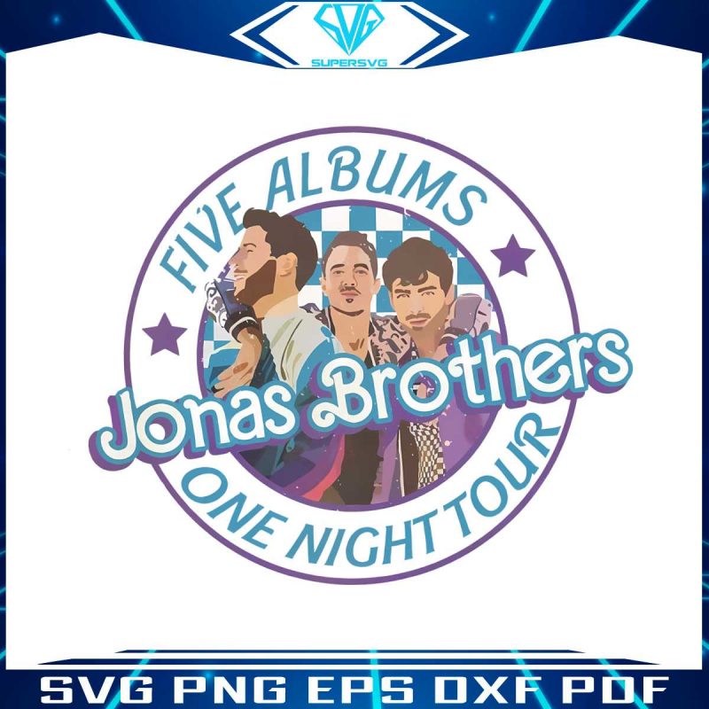 five-albums-one-night-tour-jonas-brothers-png-download