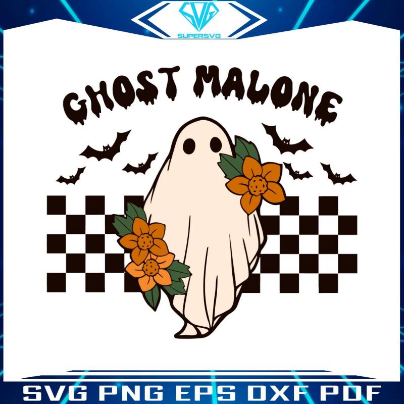 floral-ghost-malone-svg-halloween-party-svg-cricut-file