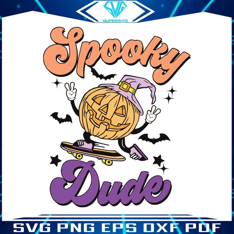 retro-halloween-spooky-dude-pumpkin-skateboard-svg-file