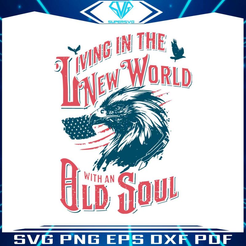 retro-eagle-living-in-the-new-world-with-an-old-soul-svg