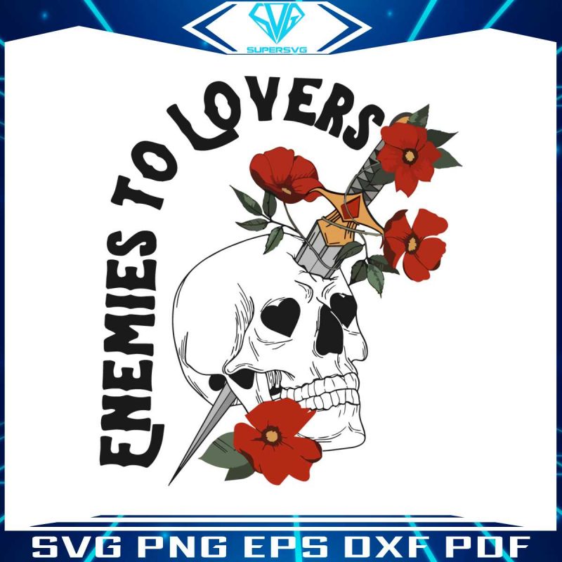 enemies-to-lovers-svg-floral-skull-svg-cutting-digital-file