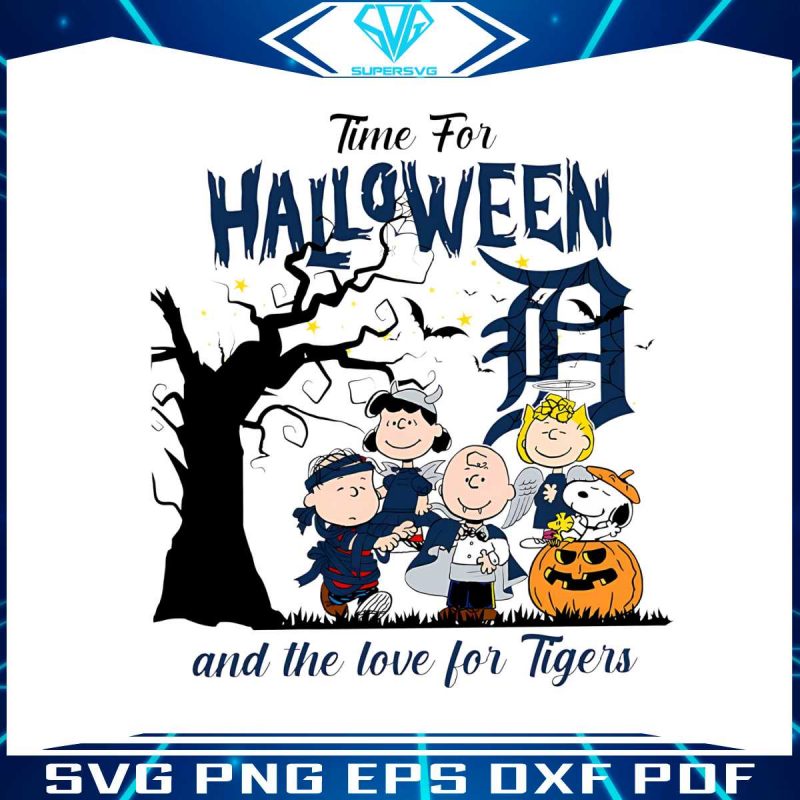 peanuts-time-for-halloween-and-the-love-for-tigers-svg-file